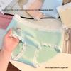 A-Grade Pure Cotton Mid-Waist Lace Women's Briefs - Antibacterial & Breathable Design