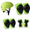 Kids Skateboarding Safety Gear Set With Helmet Knee Elbow Wrist Guards Roller Skating Scooter Cycling Outdoor Sports