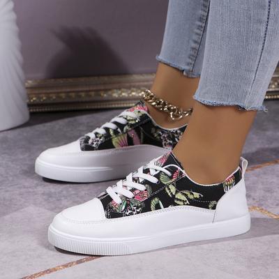 Summer New European and American Canvas Leisure Sports Large Size  Shoes