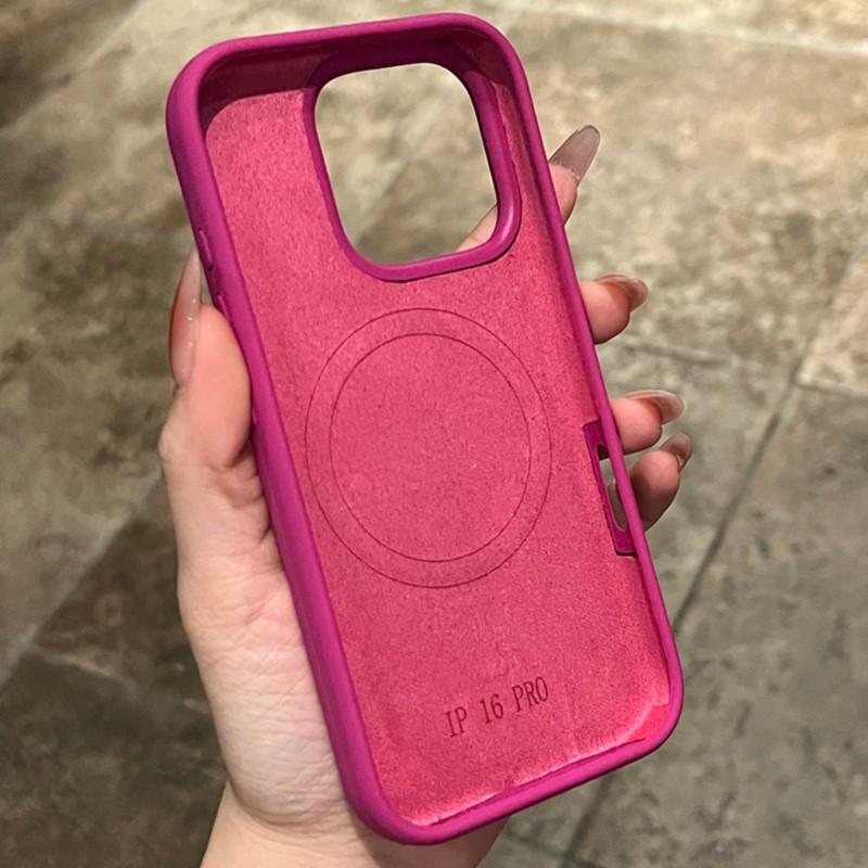For Magsafe Original Liquid Silicone Phone Case For iPhone 15 16 Pro Max 16E 14 Plus 13 12 11 Magnet Wireless Charge Back Cover