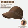 Solid Color Wide Brim Sun Hat Casual Duckbill Hat Peaked Cap Outdoor Beach Hat  Travel
