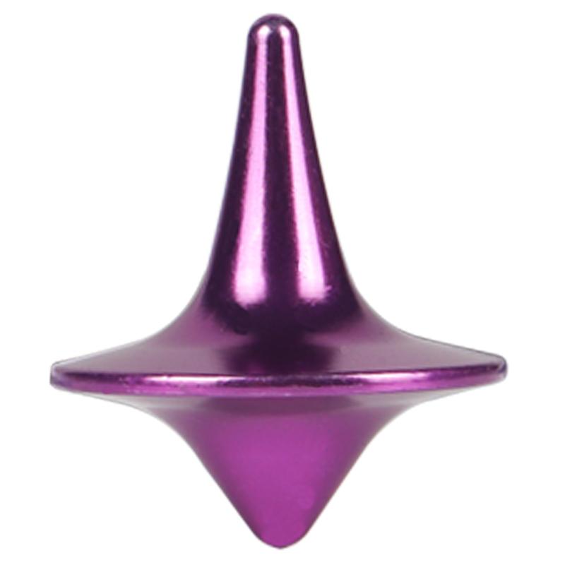Spinning Top Toy Metal Alloy Classic Gyro Silver Steel Spin Mini Desk Table Fun Spinner Toy Game For Child Children Adult