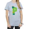 Disney Womens/Ladies Alphabet P Is For Peter Pan Cotton Boyfriend T-Shirt