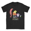 Cute Smiling Friends T Shirt Unisexs Cotton Clothing Funny Round Neck Short Sleeve