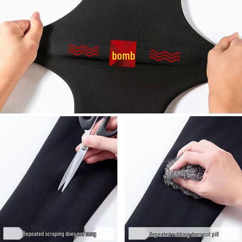 Langsha Women's Wool-Blend Thermal Stirrup Leggings