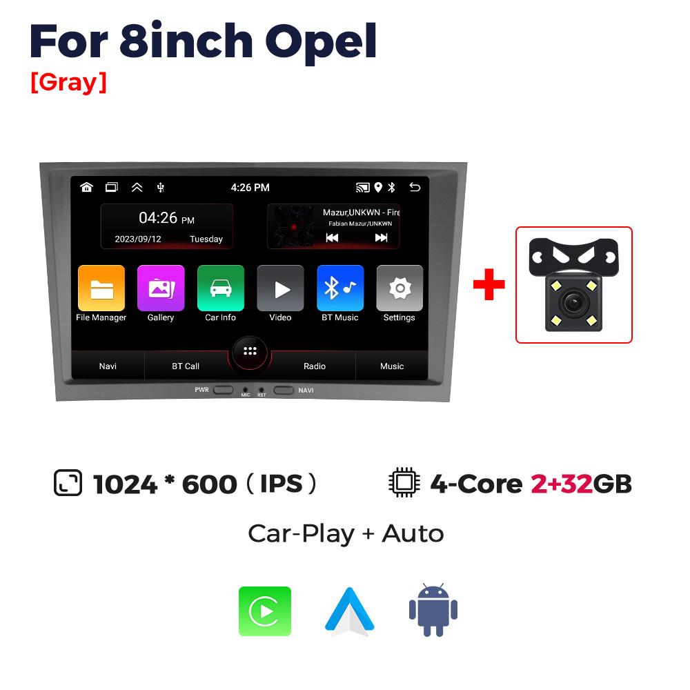8inch Car DVD Player For Opel Astra H J 2004 Vectra Vauxhall Antara Zafira Corsa C D Vivaro Meriva Veda GPS Radio Carplay