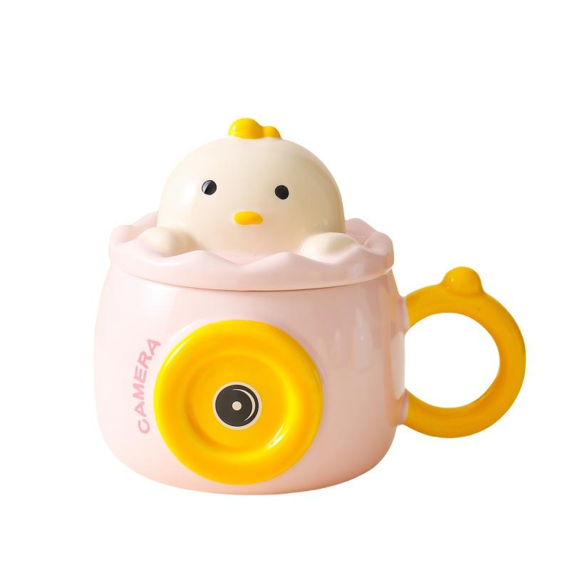 Kreative Cartoon Persönlichkeit Keramiktasse Bürogeschenk Geschenk Heimtasse Kaffeetasse Wasserbecher Paar Frühstückstasse