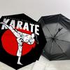 1 Stück Karate Japanischer Regenschirm - 8 Speichen verstärkt, Automatisches Öffnen, Leicht & Langlebig, Süßes Modeaccessoire für den Außenbereich, Strand oder Freizeit, Strand