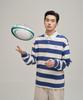 LE TIGRE Rugby Stripe Longsleeve T-Shirt (Ecru-Blue)