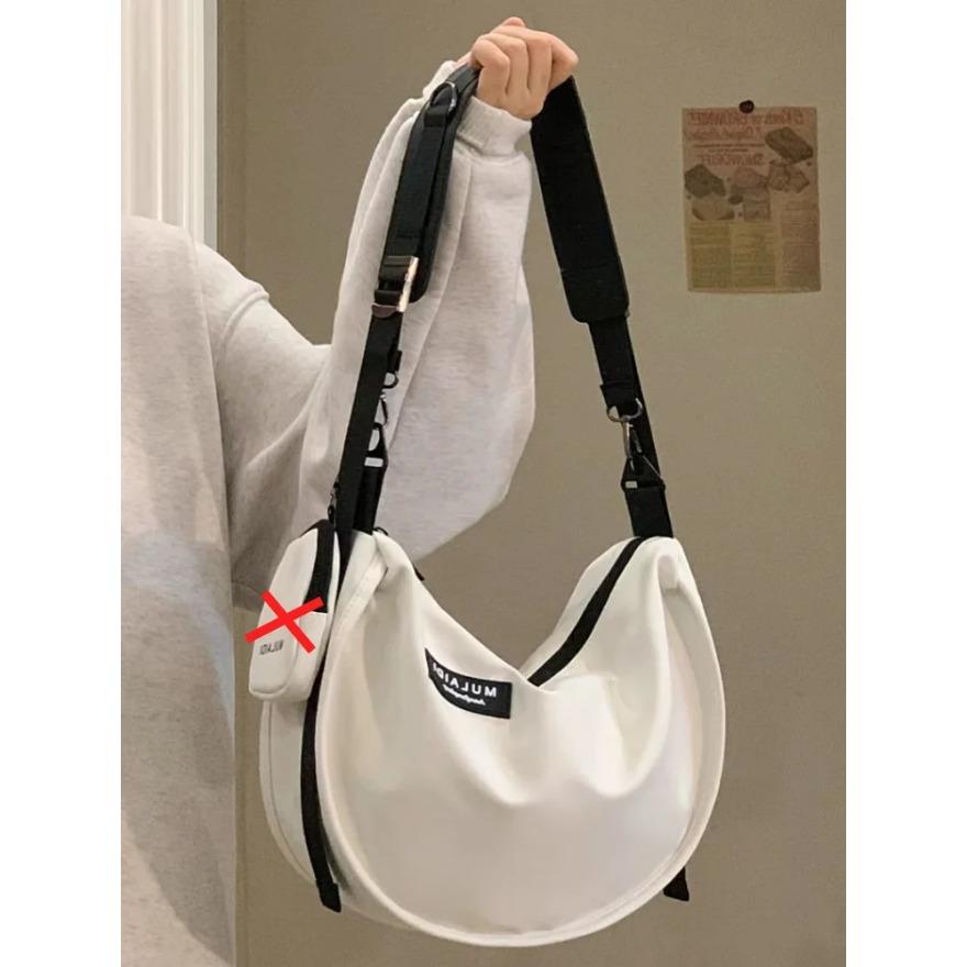 

Простые нейлоновые сумки через плечо большой вместимости, женские сумки в спортивном стиле, высококачественные женские сумки через плечо из искусственной кожи