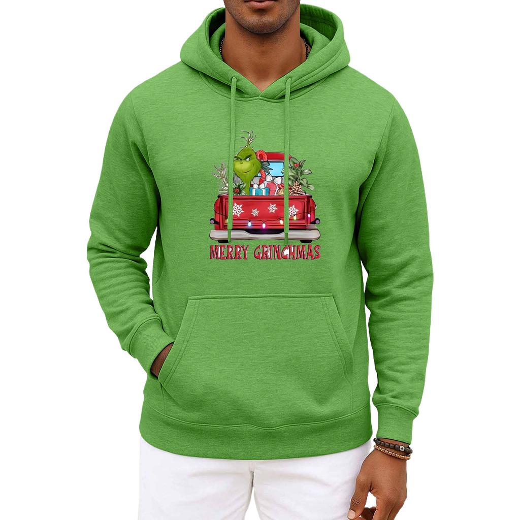 Pánská A Dámská Vánoční Mikina S Kapucí A Dlouhým Rukávem