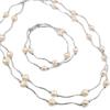 [Your and My Jewelry Box] Freshwater Pearl Design Necklace & Bracelet / Convertible Type / 9449