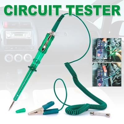 DC 6V-24V Car Circuit Tester Car Voltage Tester With Probe Light System Test Pen Circuit Detection Pen Automotive Repair Tool