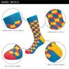5 Pairs Novelty Men's Cotton Socks Colorful Pattern Funny Fashion Happy Crew Dress Socks Male Tide Brand Men Cotton Socks