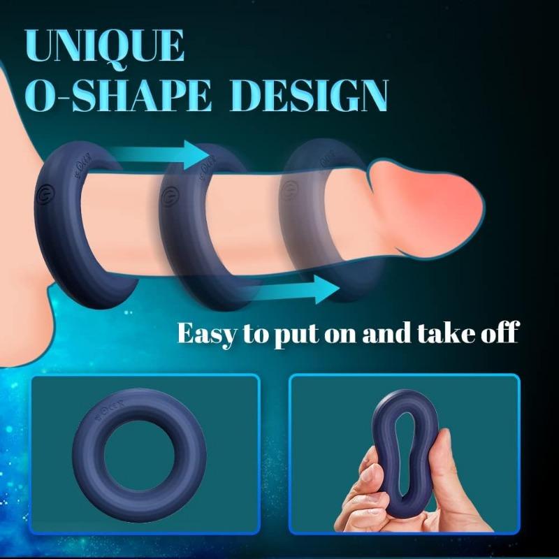 10 Modes Delay Ejaculation Erection Adult Sex Toys for Men Mens Vibrator for Stronger Erection Stimulating Adult Sex Toys for Men
