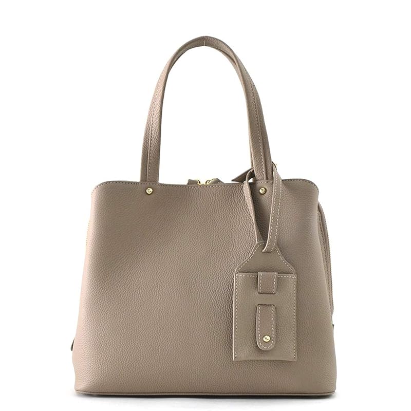 

[VITAFELICE] Vita Felice Genuine cowhide 2way square handbag ladies vinb-l16045 (gray beige)