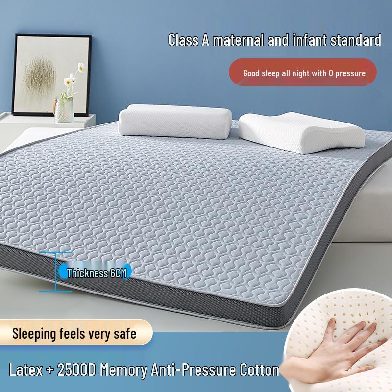 Class A Memory Foam Mattress Pad - Latex, Thickened, Single, for Home or Dorm