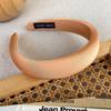 New Pumpkin Color Headband Velvet Sponge Wide Hair Band for Woman Girl Elegant  Hair Hoop Autumn/Winter Fashion Hair Accessories