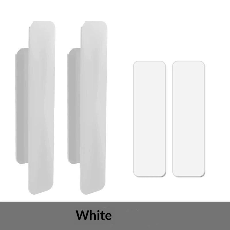 No Drill Self-adhesive Furniture Handles 2pcs Non-punching Drawer Pulls for Rental Home Cabinet Window Balcony Door