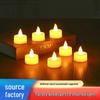 LED Tea Light Candle - Confession, Proposal, Christmas Decor - Round, Smokeless, Simulated Flame