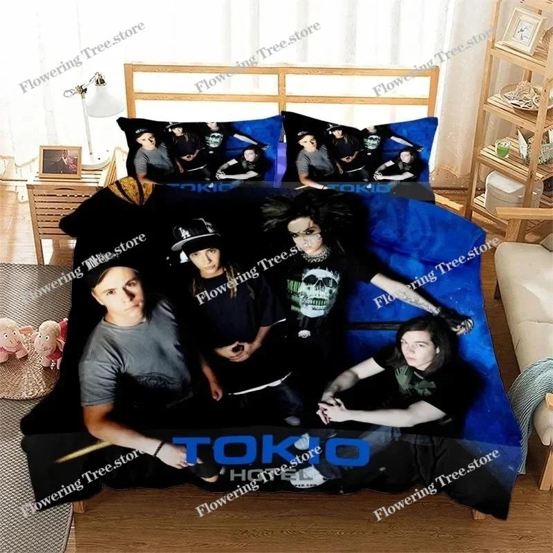 Rock Band Tokio Hotel3D Print Bedding Set Duvet Covers Pillowcases One Piece Comforter Bedding Sets Bedclothes Bed