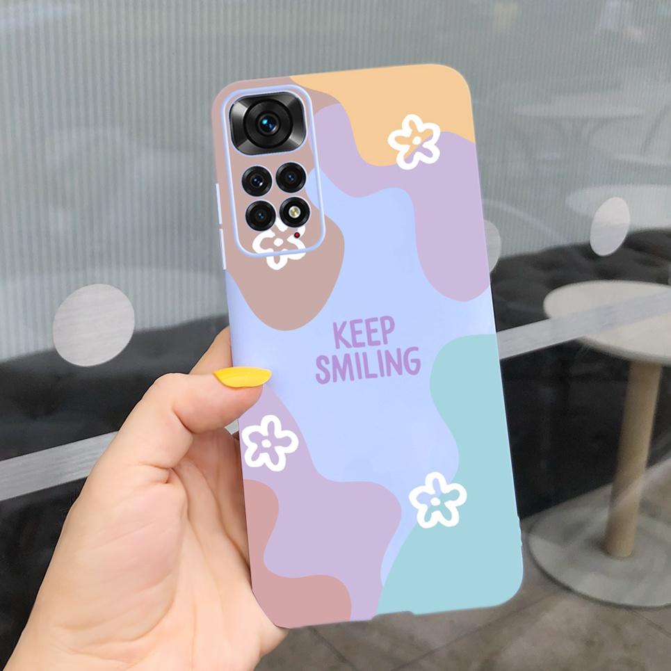 Für Xiaomi Redmi Note 11 Pro Plus 5G Hülle Cover Redmi Note 11S 5G Rückseite Stoßstange TPU Weiche Hülle Redmi Note 11 Pro Mi 11i 5G Fundas