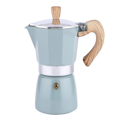 Coffee Brewer Pot with Heat Resistant Handle Stovetop Espresso Coffee Maker 150/300ml Household Small Espresso Pot