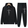 2026 Men's Hooded Sweatshirts and Men Pants Casual Men's Tracksuit Sportswear Autumn Winter Men Suit Men's Clothing Leisure Sets Male