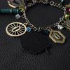 Anime Demon Slayer Charm Bracelet For Women Men Evil Kamado Tanjirou Figure Bangle Bracelet Adjustbale Chain Jewelry Gifts