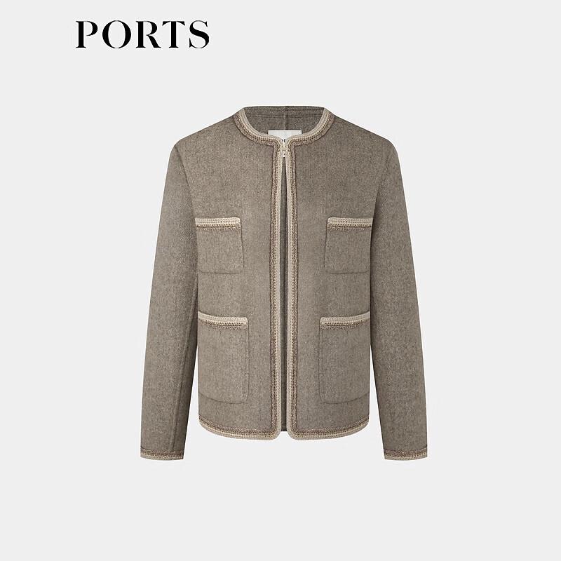 PORTS Women's Metal Trim Boxy Short Coat