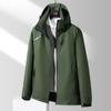 Men's Waterproof Windbreaker Jacket - Spring/Autumn, Breathable, Plus Size, Hooded, for Casual Camping and Mountaineering