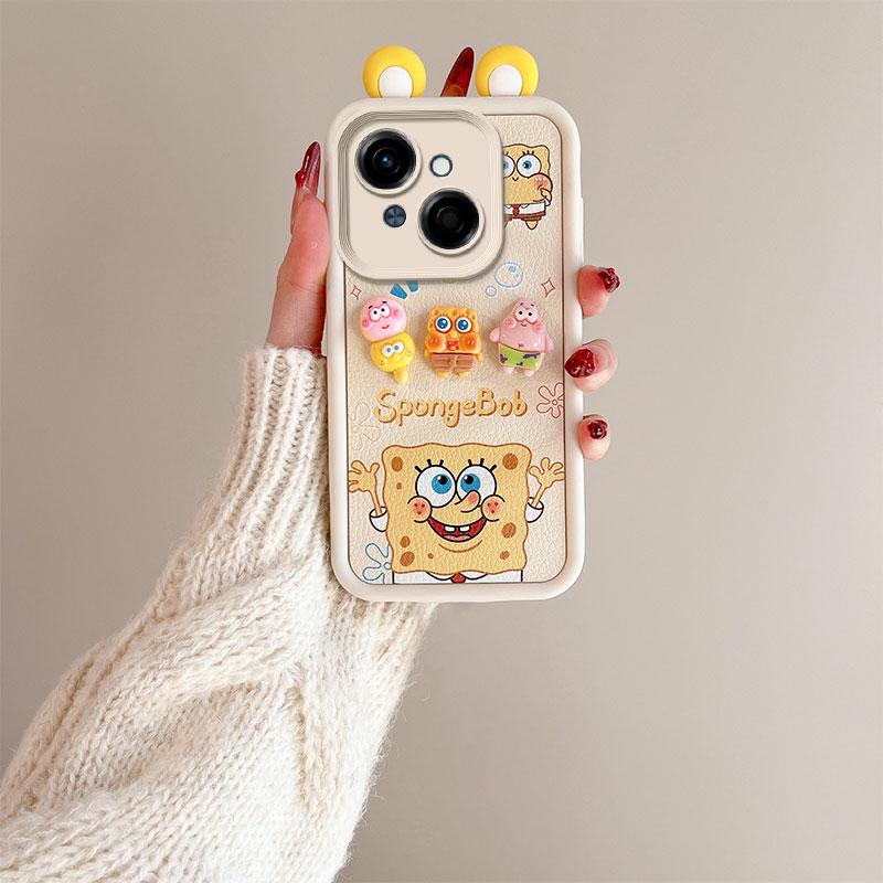 KEYSION Cute Ear 3D Cartoon Case for TECNO Spark Go 1 1S Go 2025 with Bracelet Silicone Shockproof Phone Cover for TECNO Pop 9 4G