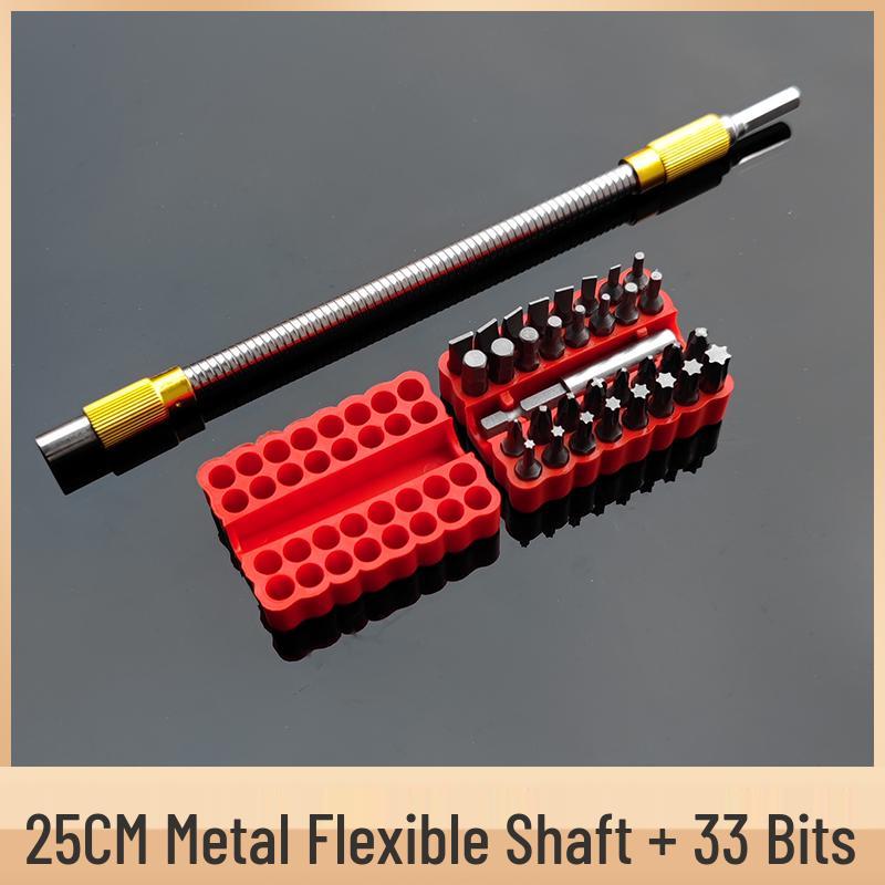Metal Soft Shaft Bit Extension Multi-Angle Drill Screwdriver Adapter