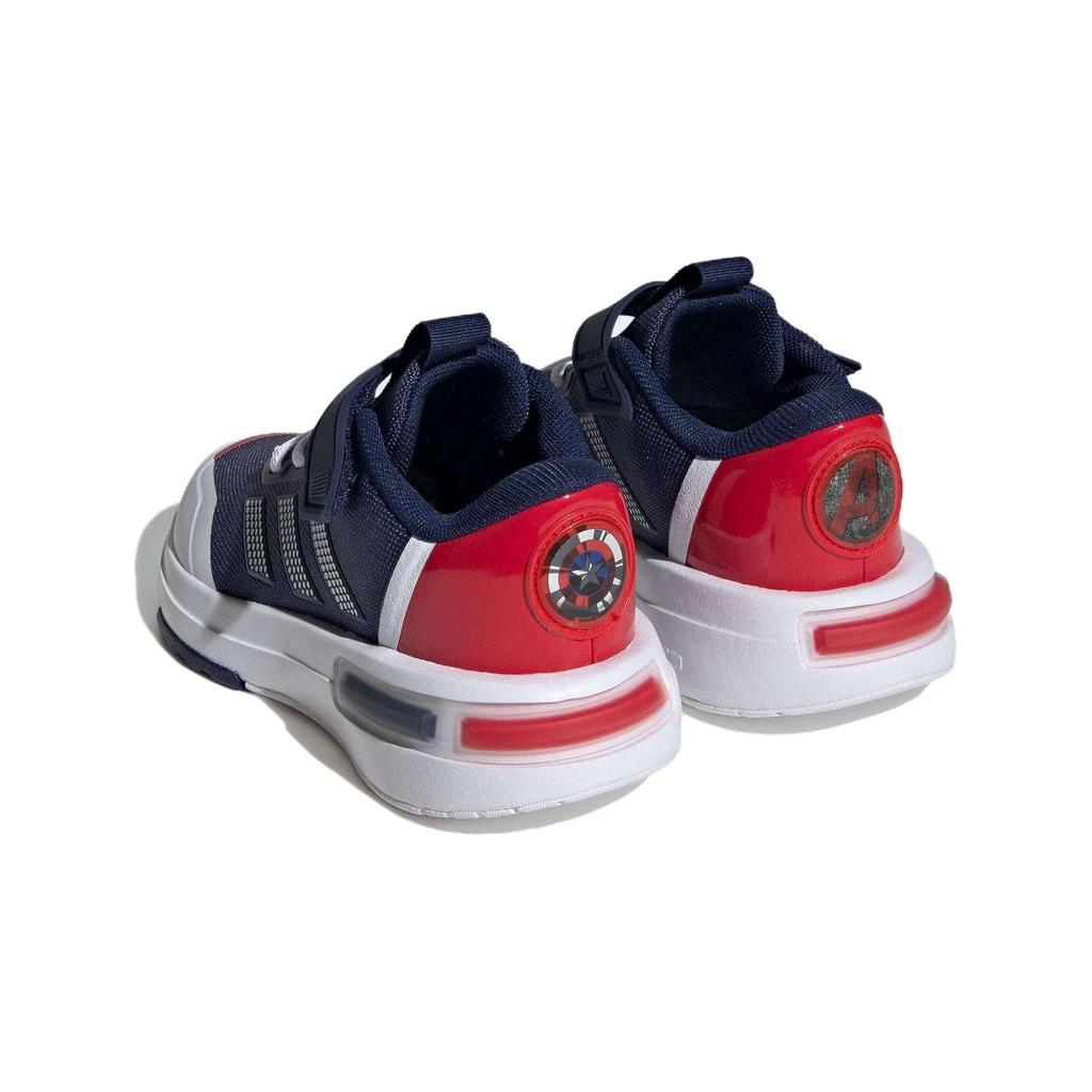 Marvel x adidas Racer TR21 EL J Captain America Kinder-Sneaker Blau Dunkelblau Wolkenweiß IF3409
