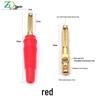 Ziguan 32A 4mm Solder-Free Gold-Plated Brass Banana Plug
