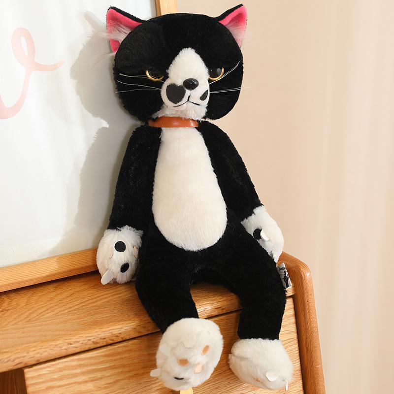 Japanese Funny Cat Plush Toy Doll Cross-border Personalized Stinky Face Cat Doll Simulation Cat Doll Gift
