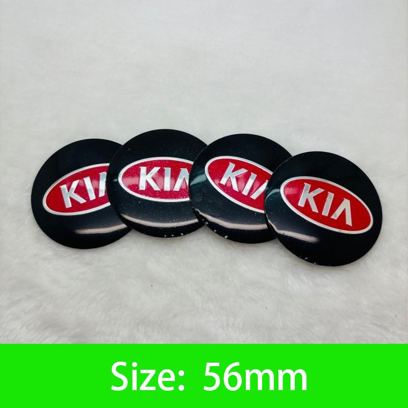 Tappo Centrale Mozzo Ruota Auto Emblema Adesivo Accessori Per Kia GT-Line Sportage Ceed Rio Picanto Sorento Soul Cerato Venga Forte K9