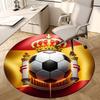 1pc Office Carpet Chair Mats Spain Football Crest Perfect for Decorating Office Chairs, Living Rooms, Or Bedrooms