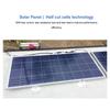 Solar Panel with Controller Monocrystalline 250W Dual USB Port Charging 12V 24V 48V High Conversion 