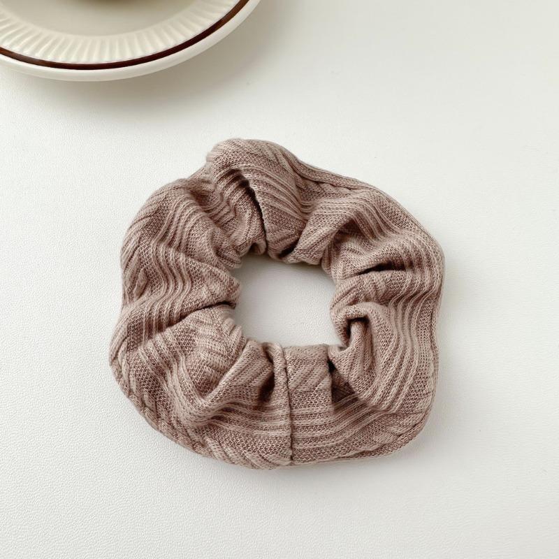 

Winter Wool Knitted Hair Ring Female High Elasticity Gentle Beauty Rad Scrunchie Hair Accessories