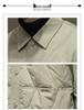 Men's 2024 Winter Lightweight White Duck Down Workwear Jacket Liner, Shirt-Style, Loose Plus Size Fit