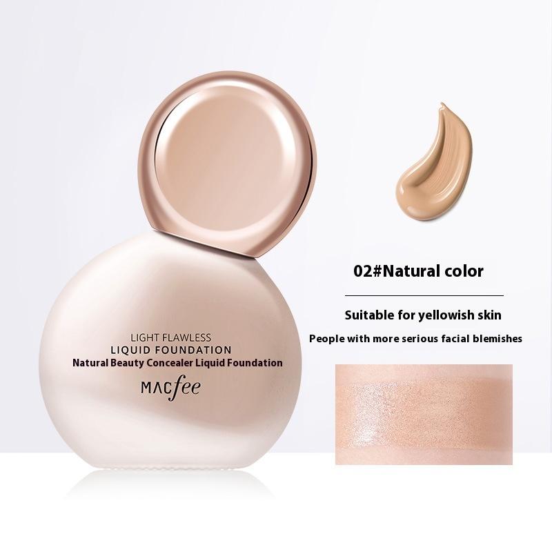 

Натуральная косметика Консилер Жидкая основа Небольшие бульбарные пятна Оспины Невидимые поры 02#