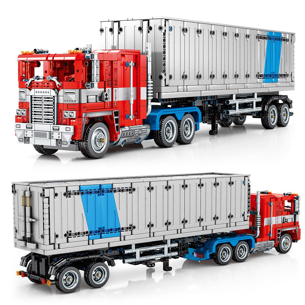 Non-Toxic 2073Pcs Optimuss Primes Truck Building Blocks Set Vehicle Gift Toy Car Robot Toys Anime Toy For Kids Adult Christmas