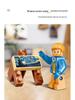 Van Gogh Starry Night & Kanagawa 3D Building Blocks Toy - Decorative Desktop Assembly for Kids