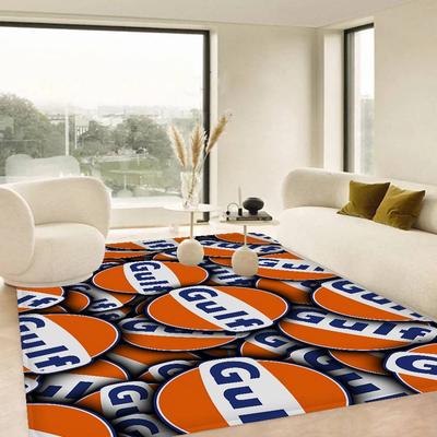 G-Gulf Racing Car Logo Hallway Carpet Washable Non-Slip Living Room Sofa Chairs Area Mat Kitchen Doormat Area Rug