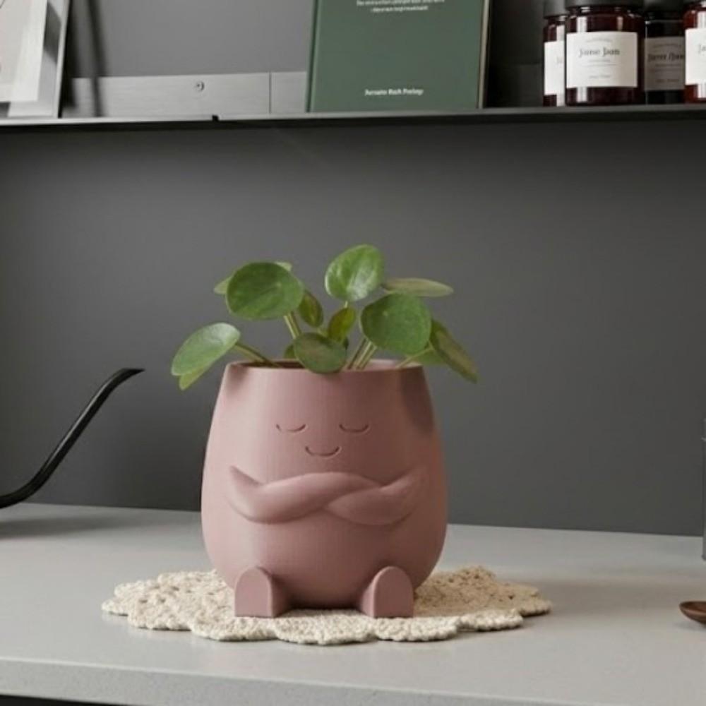 3D Printed Plant Pot Mini Size Flowerpot Landscape Desktop Decoration  Home Decor