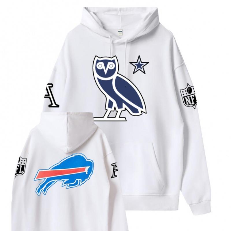 The new printed men's and women's same versatile hooded sweater is provided.