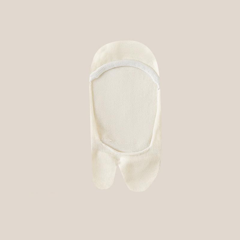 Meisjes Comfortabele Katoenen Onzichtbare Tabi Sokken Dunne Lage Cut Antislip Twee Teen Sokken 3 Paren Kousen Elastisch Aparte Teen Loafer Sok