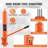 Hydraulic Long Ram Jack, 8 Ton Engine Hoist Cylinder with Double Piston Pump And Clevis Base, Hydraulic Ram Cylinder for Engine Lift Hoists, Hydraulic