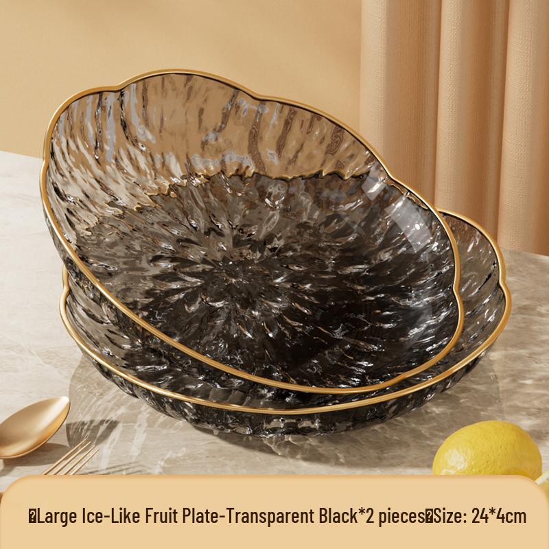 Modern Luxury Fruit and Snack Display Plate for Living Room